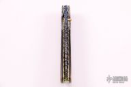 Damascus Meteorite and Black Lip Pearl Linerelock