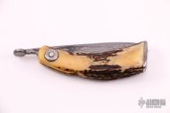 Damascus and Stag Friction Folder