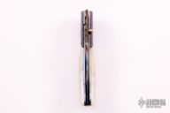 Damascus and Walrus Ivory Linerlock