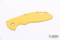 Yellow G10 Scale for a 3.5" Hinderer XM-18