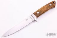 Loveless Style Camp Knife - Chittum Wood