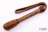 7" Brown Leather Blackjack