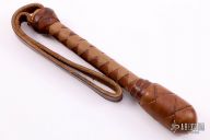 7" Brown Leather Blackjack