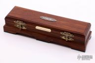 Engraved MOP Lockback with Display Box