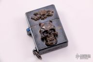 Custom Lighter w/ Skull and Dragon