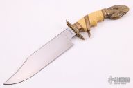Rattlesnake Sub-Hilt Bowie