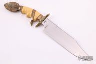 Rattlesnake Sub-Hilt Bowie