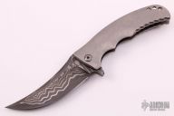 Sicario - .325" Thick San Mai Damascus Blade