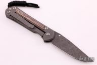 Small Sebenza 21 - Damascus and Micarta