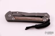 Small Sebenza 21 - Damascus and Micarta