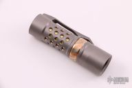 M2JN Gen3 - Titanium w/ Mokume Ring and Brass Sleeve