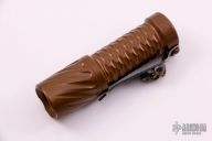  Stonewashed Copper Gunner Grip Twist Trident - Skull clip w/ Ruby Eyes