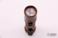  Stonewashed Copper Gunner Grip Twist Trident - Skull clip w/ Ruby Eyes