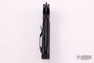 Custom Combat Systems Figher - All Black w/ Checkered G-10 Scales