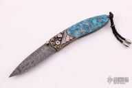 B05 - Damascus/Silver/Turquoise