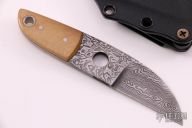 Personal Sheepsfoot - Damascus and Mammoth Ivory 