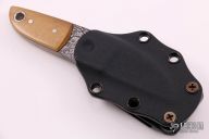 Personal Sheepsfoot - Damascus and Mammoth Ivory 