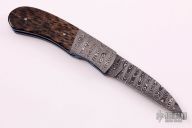 Damascus and Palmwood Linerlock