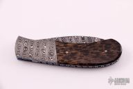 Damascus and Palmwood Linerlock