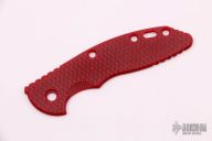 Red G10 Scale for a 3.5" Hinderer XM-18. Excellent condition.