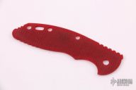 Red G10 Scale for a 3.5" Hinderer XM-18. Excellent condition.
