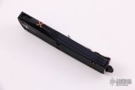 Troodon- Hellhound Tanto Mirror Polish Anodized Hefted Alloy w/ Copper Ringed Hardware S/N 008