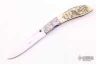 Engraved and Scrimshawed Linerlock