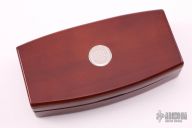 Sterling Silver and Mother of Pearl Button Lock