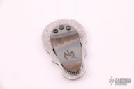 Damascus Skull Money Clip