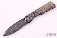 Damascus and Mammoth Tooth Linerlock