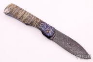 Damascus and Mammoth Tooth Linerlock