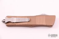 142-6TA Combat Troodon D/E Tan Satin Full Serrated