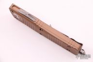 142-6TA Combat Troodon D/E Tan Satin Full Serrated