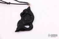 Buffalo Horn Dragon Necklace 
