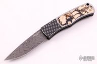 Magic BR-1 Custom - Damascus/ Cross cut Mastodon