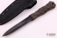 Tactical Dagger - Sculpted Wasp Micarta