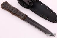 Tactical Dagger - Sculpted Wasp Micarta