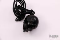 Buffalo Horn Carved Skull