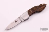 Lockback Folder - Vintage Rag Micarta