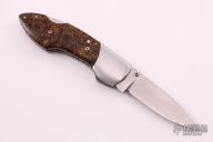 Lockback Folder - Vintage Rag Micarta