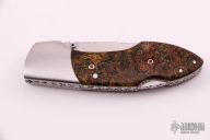 Lockback Folder - Vintage Rag Micarta