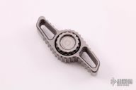 Hurricane Fidget Finger Spinner - Stonewashed Stainless Steel