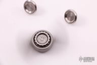 Hurricane Fidget Finger Spinner - Stonewashed Stainless Steel