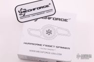 Hurricane Fidget Finger Spinner - Stonewashed Stainless Steel