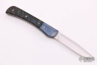 Damascus and Burl Wood Slipjoint