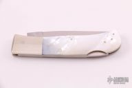 Mother of Pearl Lockback #096