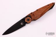 Kabuto Button Lock Folder - Rosewood