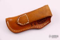 Leather Belt Sheath - Hand Tooled  