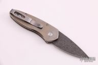  Sprint Titanium Custom - Damascus and Black Lip Pearl