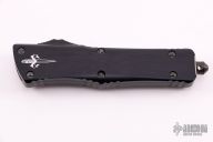 Combat Troodon Double Edge Mirror Polish w/ Carbon Fiber Inlay Anodized Hefted Alloy W/ Carbon Fiber Button & DLC Ringed Hardware S/N 017